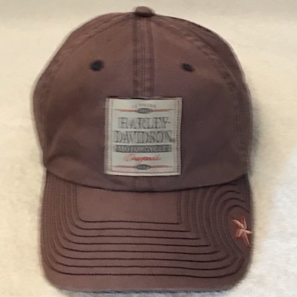 RK Strateman for Harley Davidson Adjustable Brown Cap - Picture 2 of 14